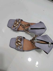 Stylish Chain Embellished Heels
