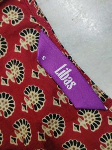 Maroon Printed Kurti