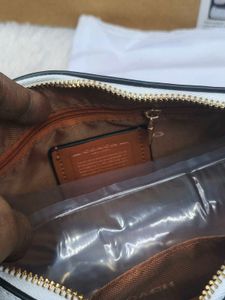 coach White Handbag Set with Cherry Charm 🤍