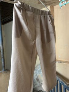 Casual Beige  Pants