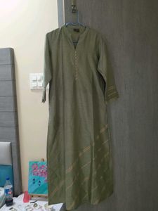 Elegant Olive Green Kurta