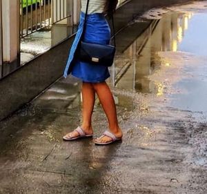 Denim Wrap Skirt
