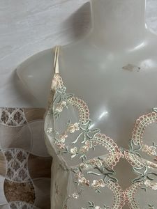 Sheer Embroidered Camisole Top