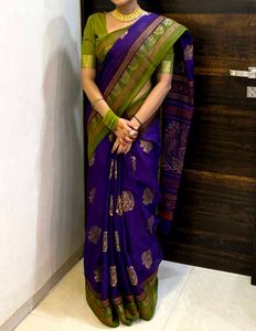 Beautiful Purple Saree
