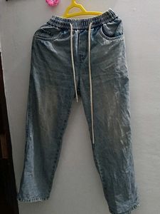 Light Wash Denim Jogger Jeans