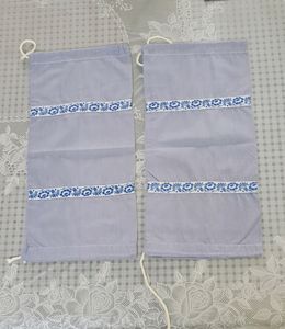 2 Grey Small round pillow or Bolster Covers