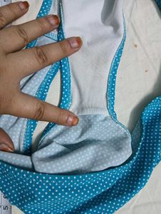 Teal Polka Dot💛 Bikini Bottom