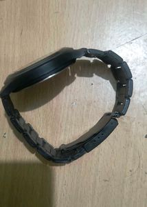 Fastrack Black Metal Watch