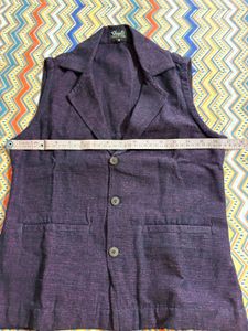 Stylish Sleeveless Blazer Vest