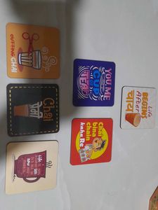 Unique Chai Lover Coasters with Holder