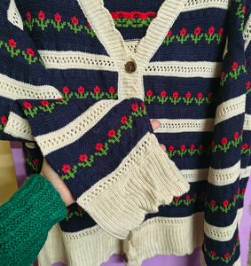 oversized Knit Cardigan