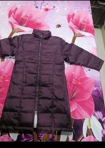 Purple Puffer long jacket