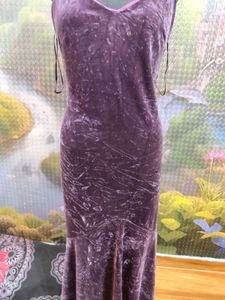 Purple Whimsigoth fishtail dress