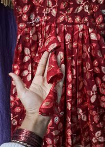 Elegant Embroidered Anarkali Dress