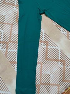 Green Long Sleeve Henley Shirt