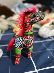 Handmade Embroidered Horse Doll