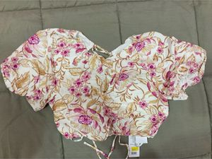 Forever New TATIANA TIEBACK LINENCROP