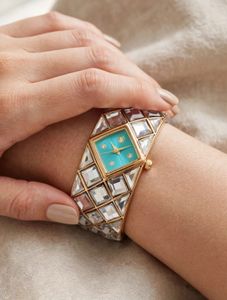 Elegant Women's Watch with Crystal Embellishments