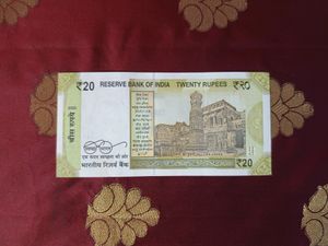 786 🍀Lucky Charm 🍀20 Rupees Note UNC Condition🔥
