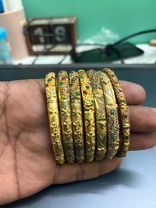 Vintage Gold Bangle Set