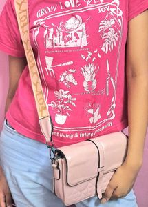 Pink Crossbody Bag