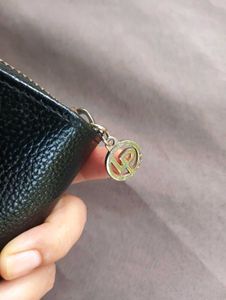Chic Black Textured Wallet