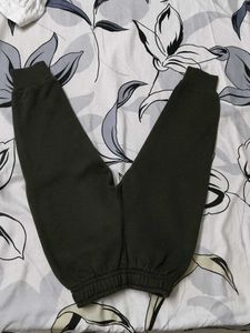 Girl Comfy Dark Green Joggers