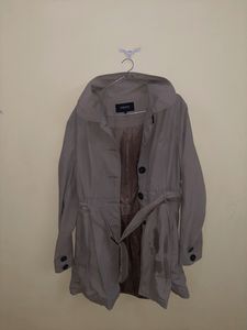Papaya Beige Trench Coat
