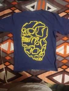 Blue Graphic Print T-Shirt