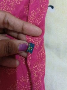 Pink Cotton Kurta