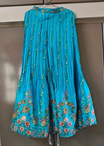 Stunning Teal Embroidered Kurti