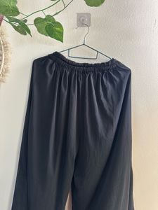 Black Wide Leg Palazzo Pant