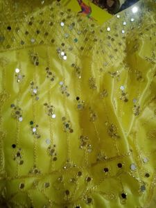 Yellow Lehenga choli.             No Coins Negotia