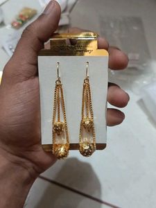 Elegant Gold-Tone Drop Earrings