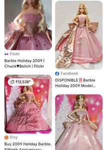 Sparkling Pink Ball Gown Barbie Doll