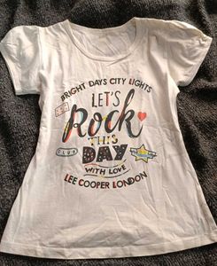 Lee Cooper London "Let's Rock" T-Shirt
