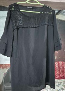 Elegant Black Lace Top