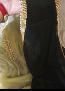 Elegant Silk Kurta Set with Blouse