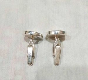SILVER Bentley Motor Cap 'B' Original Cufflink