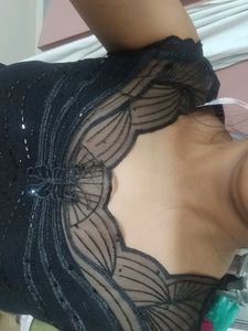 black Y2K top net chatpata