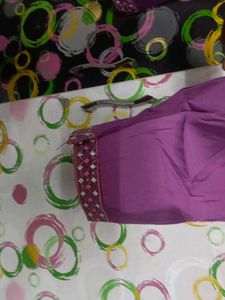 Purple Embellished Kurta