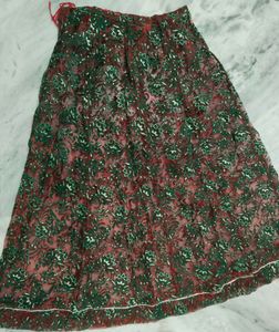 Floral Print Lehnga Choli