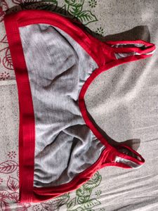 red sports bra size 32