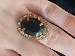 Black And Golden Ring