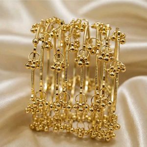 Elegant Gold Plated Bangles Set