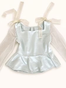 Sage Green Peplum Top