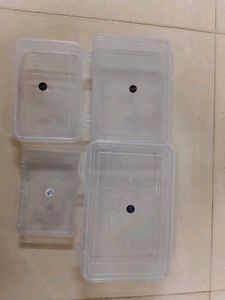 New earring set of 4 with free boxes