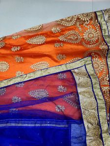 Orange Lehenga Choli Women