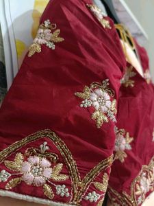 hand work stone saree with blause size :-- 30 Set