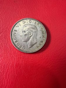 silver shilling 1938 uk